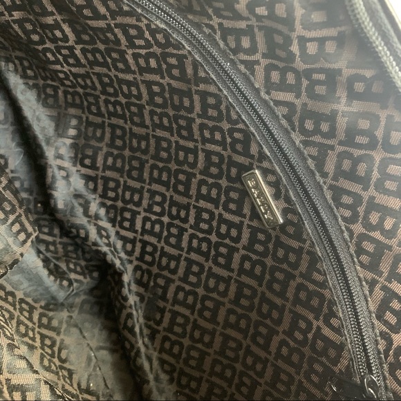 Bally Quilted Black Logo Shoulder Bag - Picture 6 of 9
